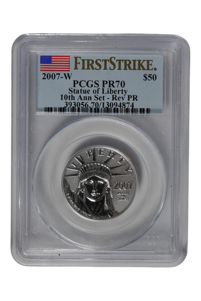 2007 1/2 oz Platinum United States American Platinum Eagle PCGS Proof-70 RP