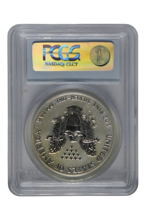 2006-P 1 oz Silver Eagle 20th Anniversary Reverse Proof PCGS PR 70