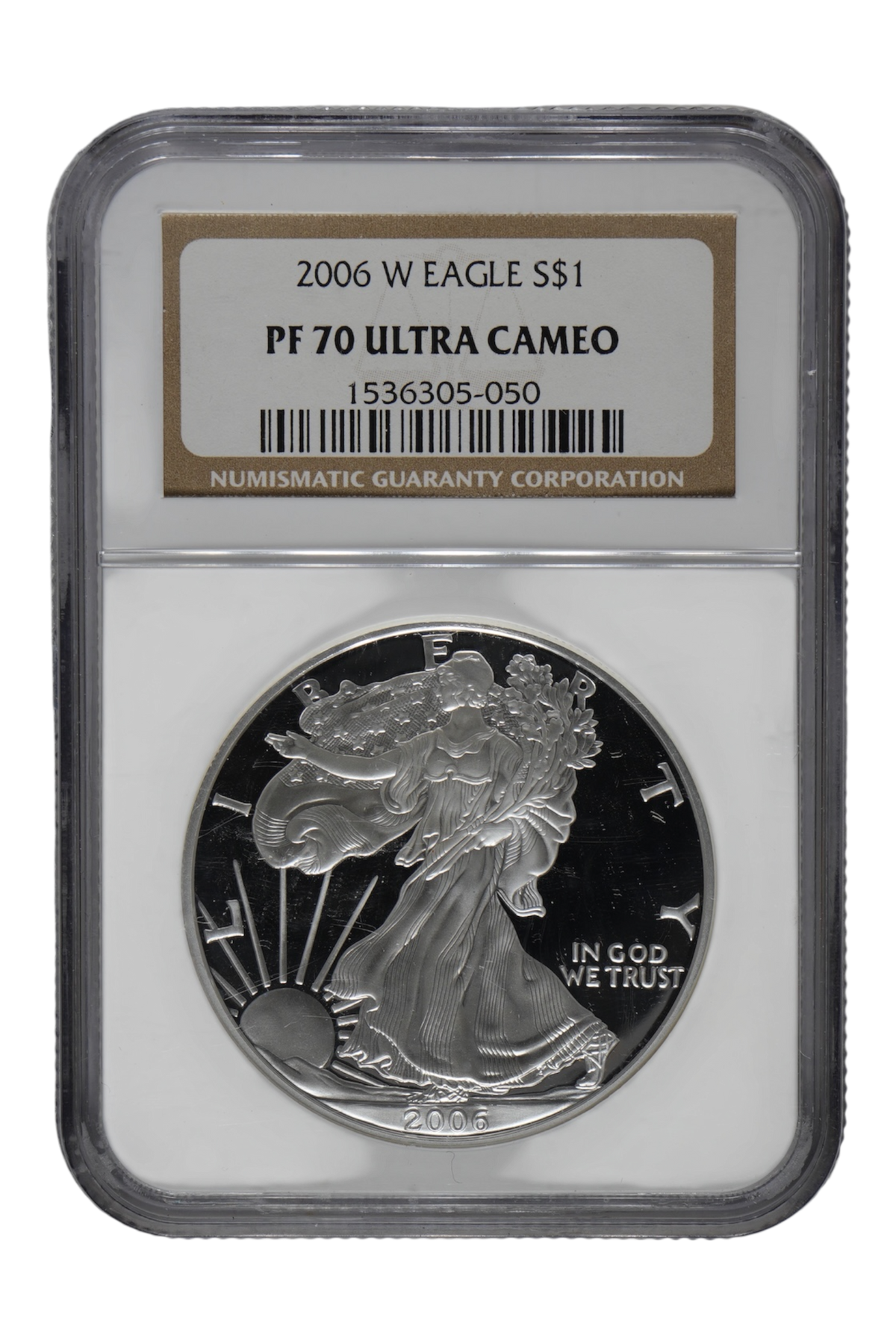 2006-W 1 oz Silver Eagle NGC PF 70 Ultra Cameo