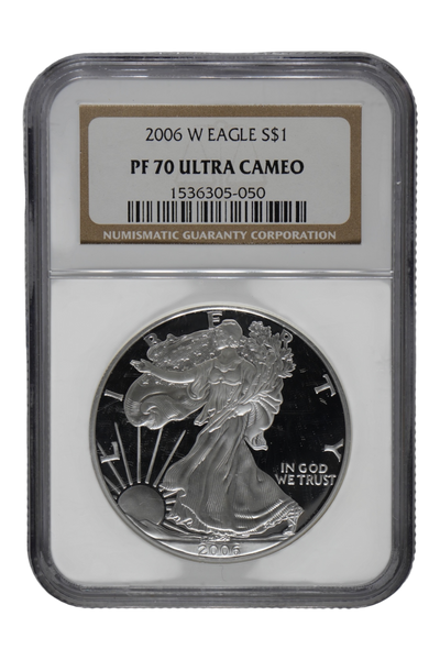 2006-W 1 oz Silver Eagle NGC PF 70 Ultra Cameo