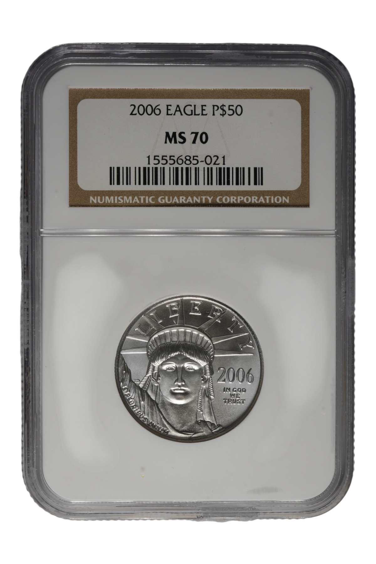 2006 1/2 oz American Platinum Eagle NGC MS 70