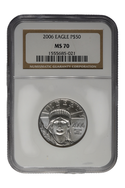 2006 1/2 oz American Platinum Eagle NGC MS 70