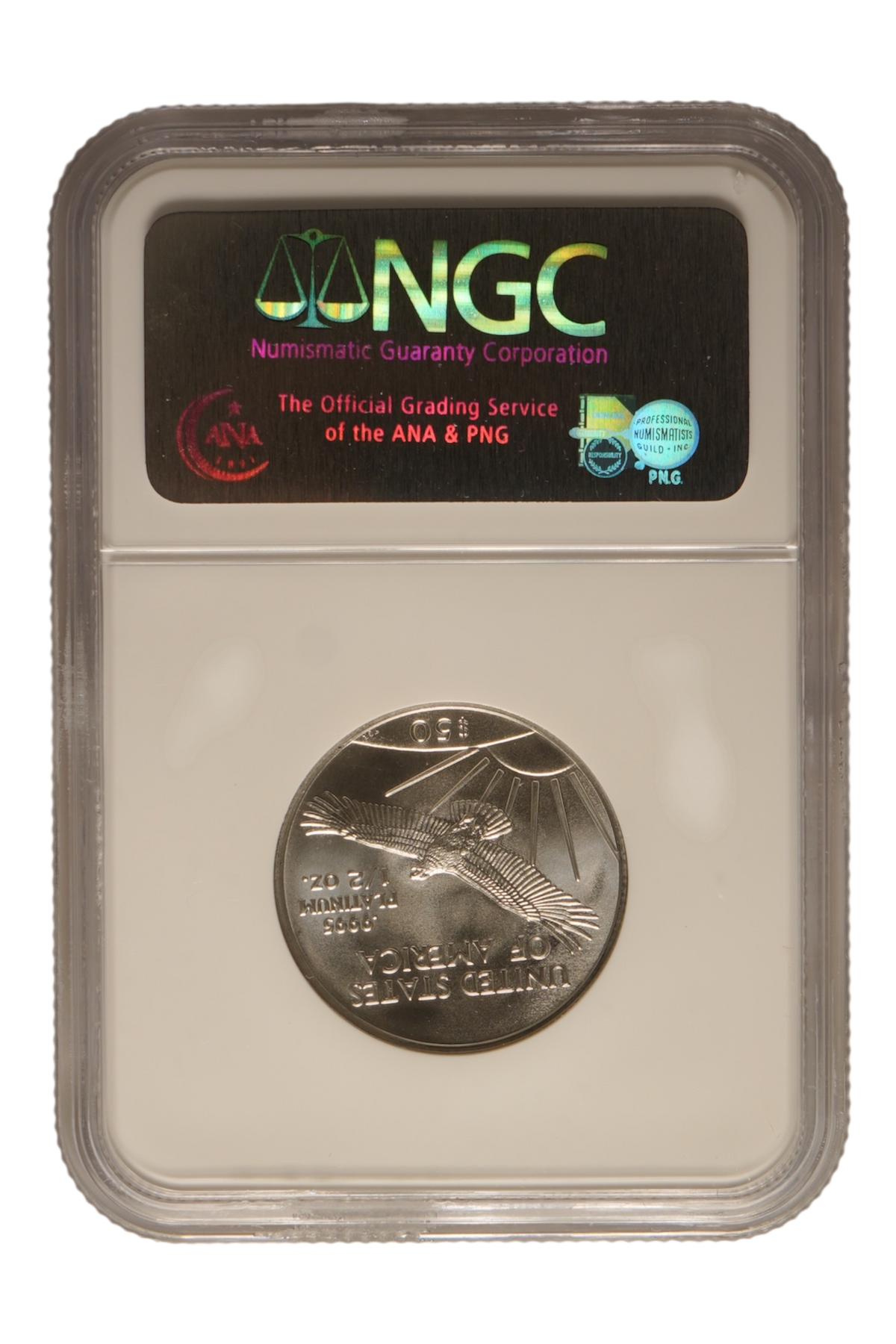 2006 1/2 oz American Platinum Eagle NGC MS 70