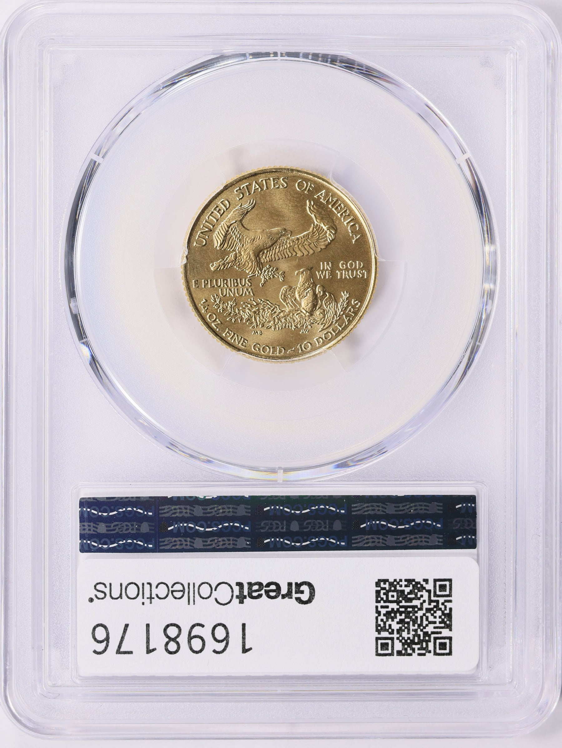 2000 $10 Quarter-Ounce Gold American Eagle PCGS MS-69