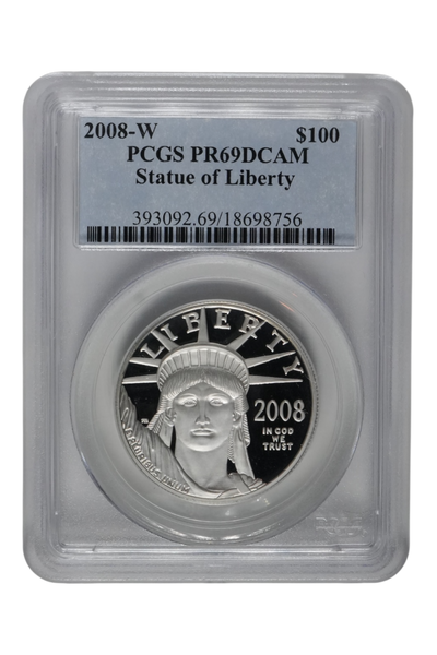 2008-W 1 oz American Platinum Eagle PCGS PR-69 DCAM