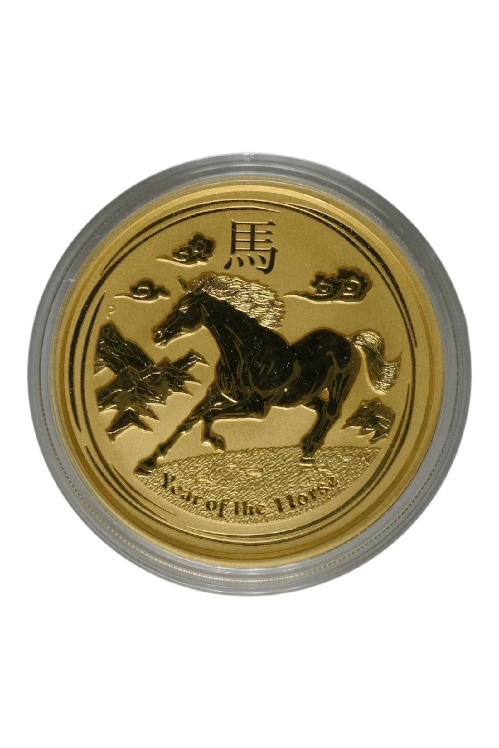 2014 2 oz Gold Australia Lunar Horse BU