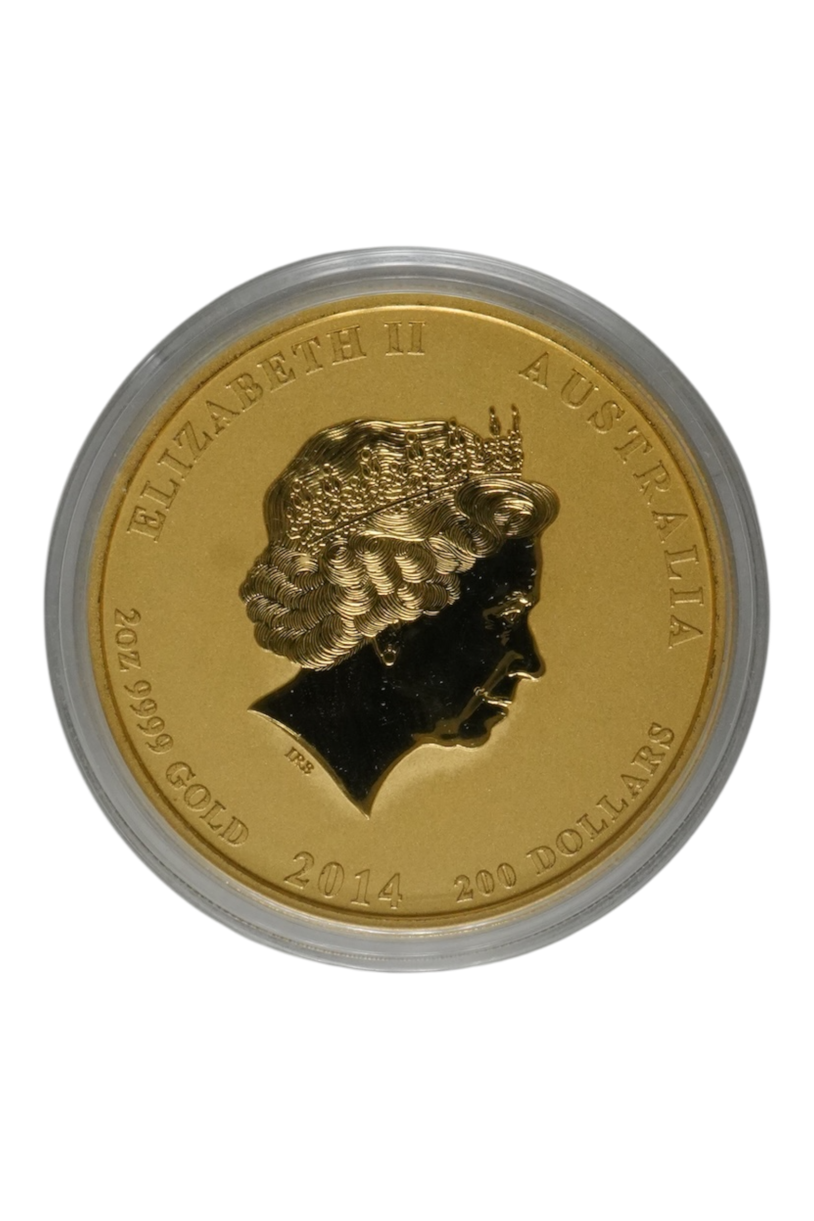 2014 2 oz Gold Australia Lunar Horse BU