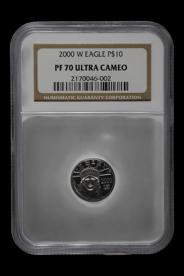 2000-W 1/10 oz Platinum Eagle NGC PF 70 Ultra Cameo