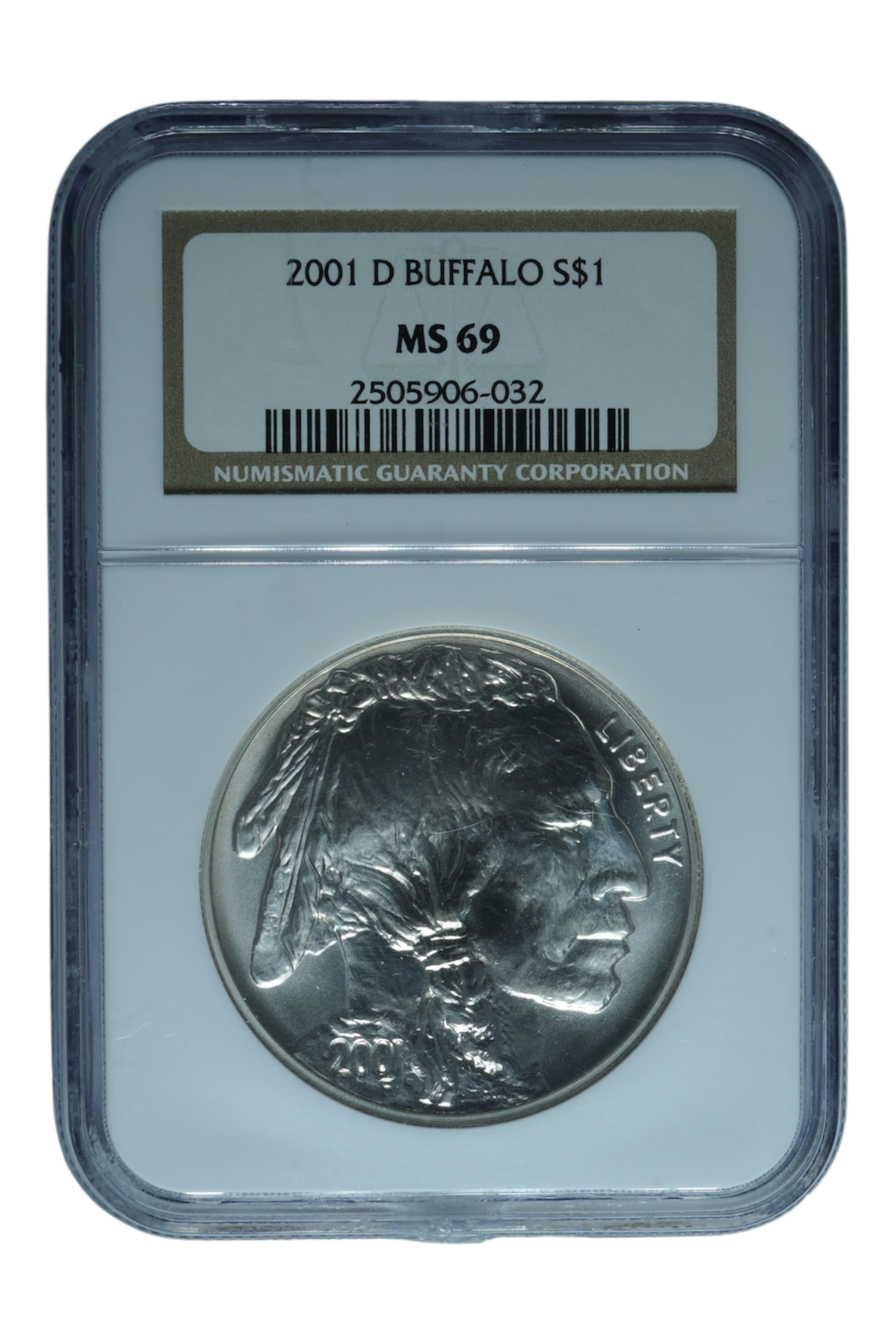 2001-D American Buffalo $1 NGC MS69