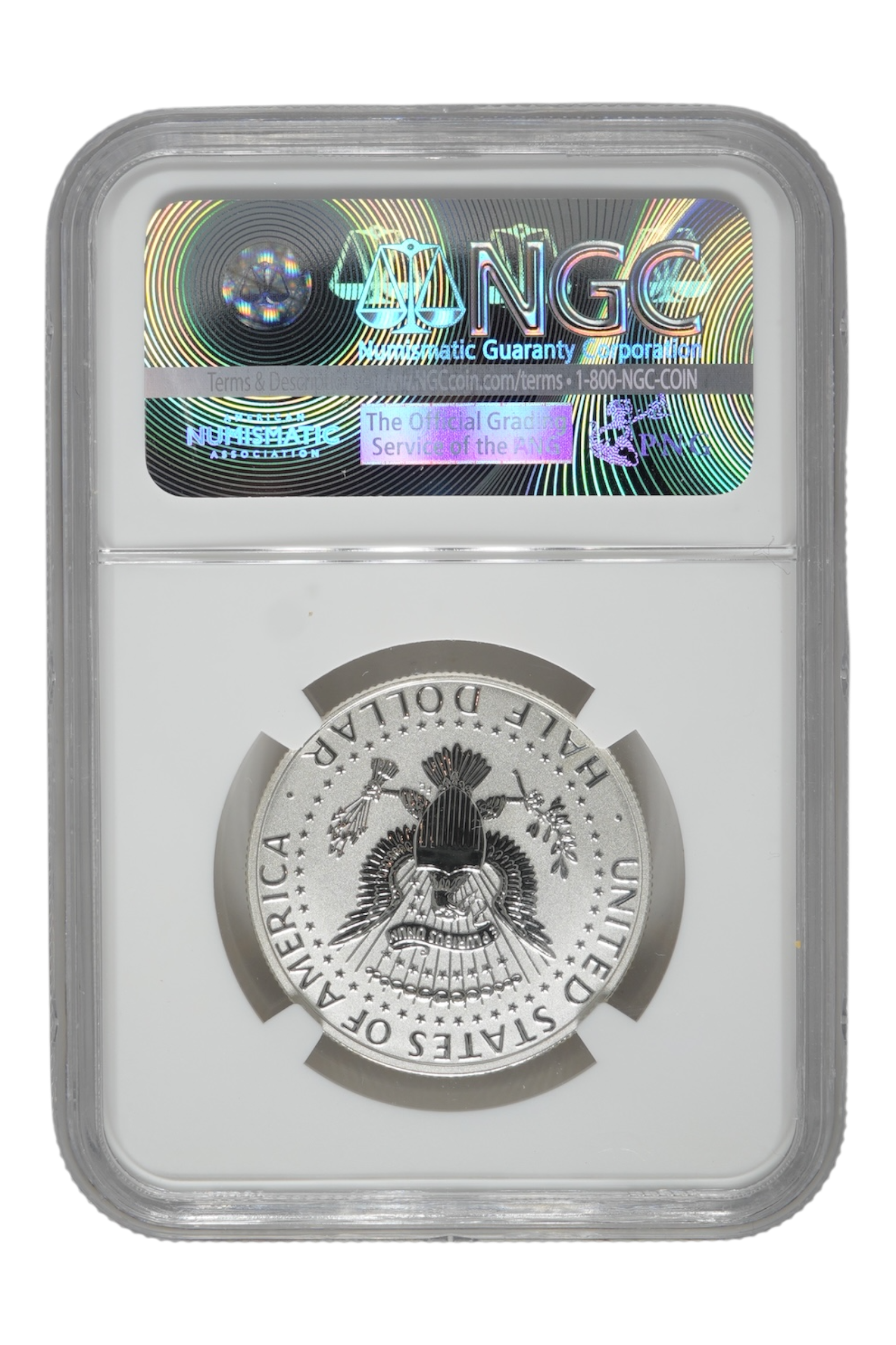 2014-W 0.3617 oz Silver Kennedy Half Dollar 50th Anniv NGC PF 70 Rev Proof