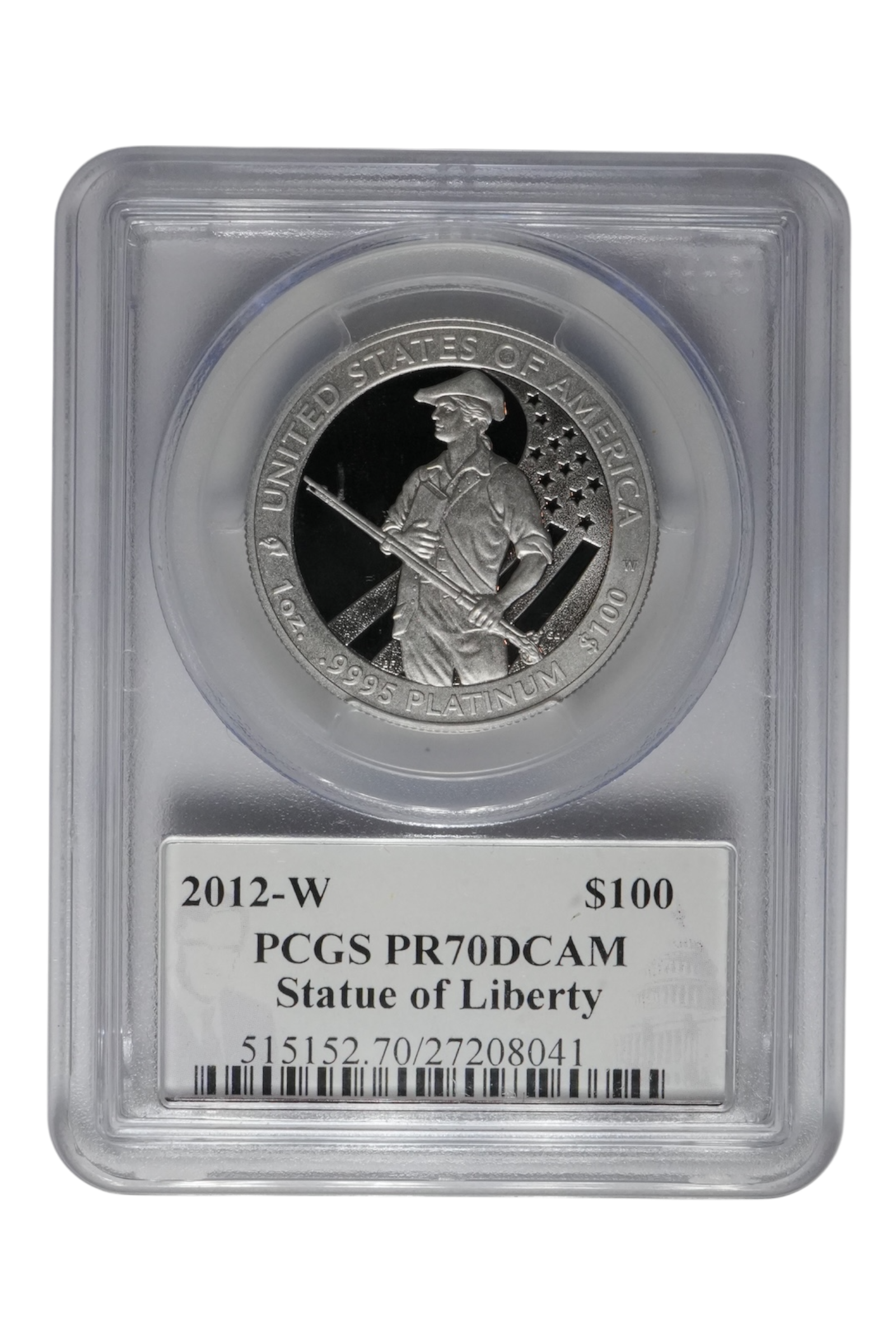 2012-W 1 oz American Platinum Eagle PCGS PR-70 DCAM