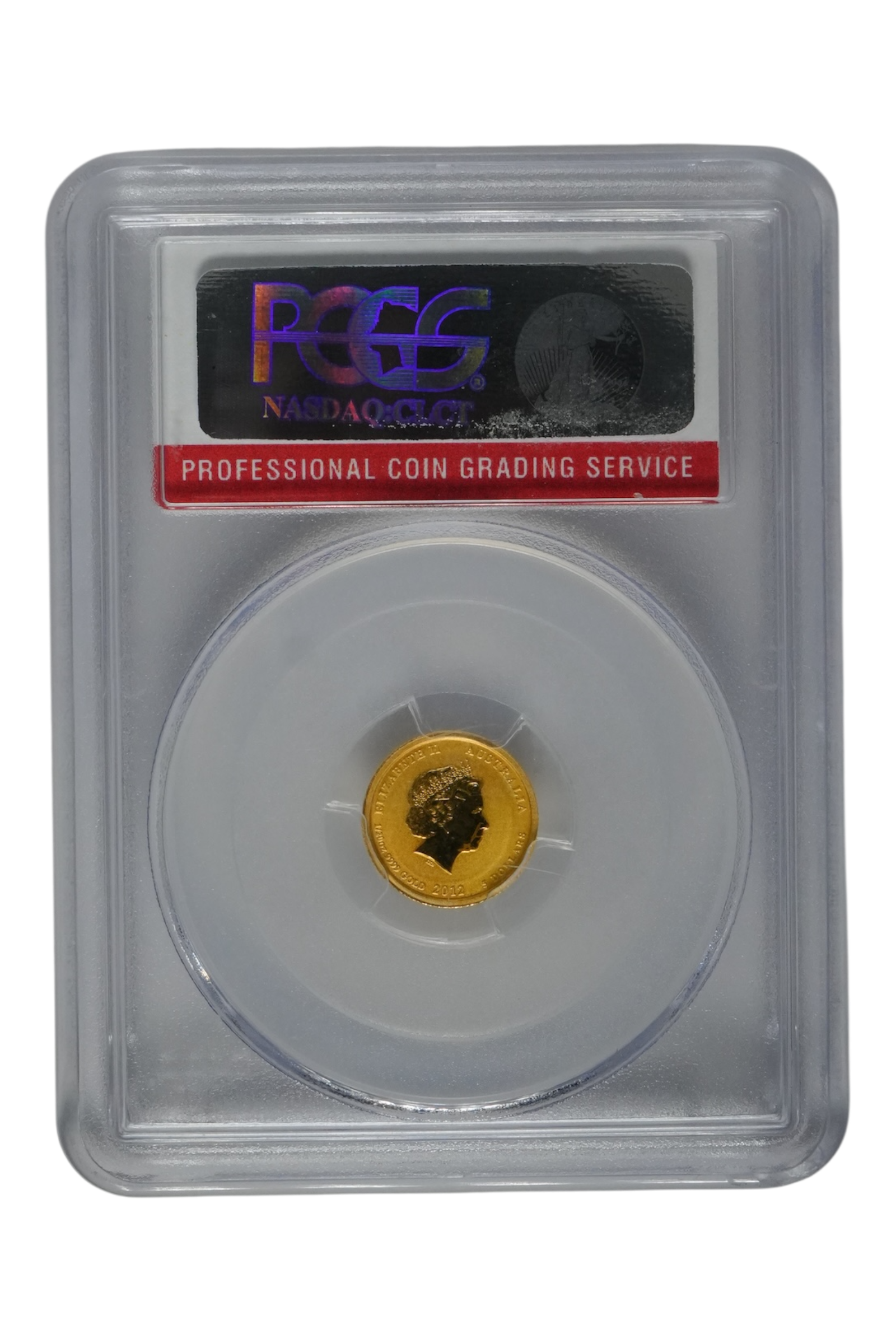 2012 1/20 oz Gold Australia Lunar Dragon PCGS MS-69