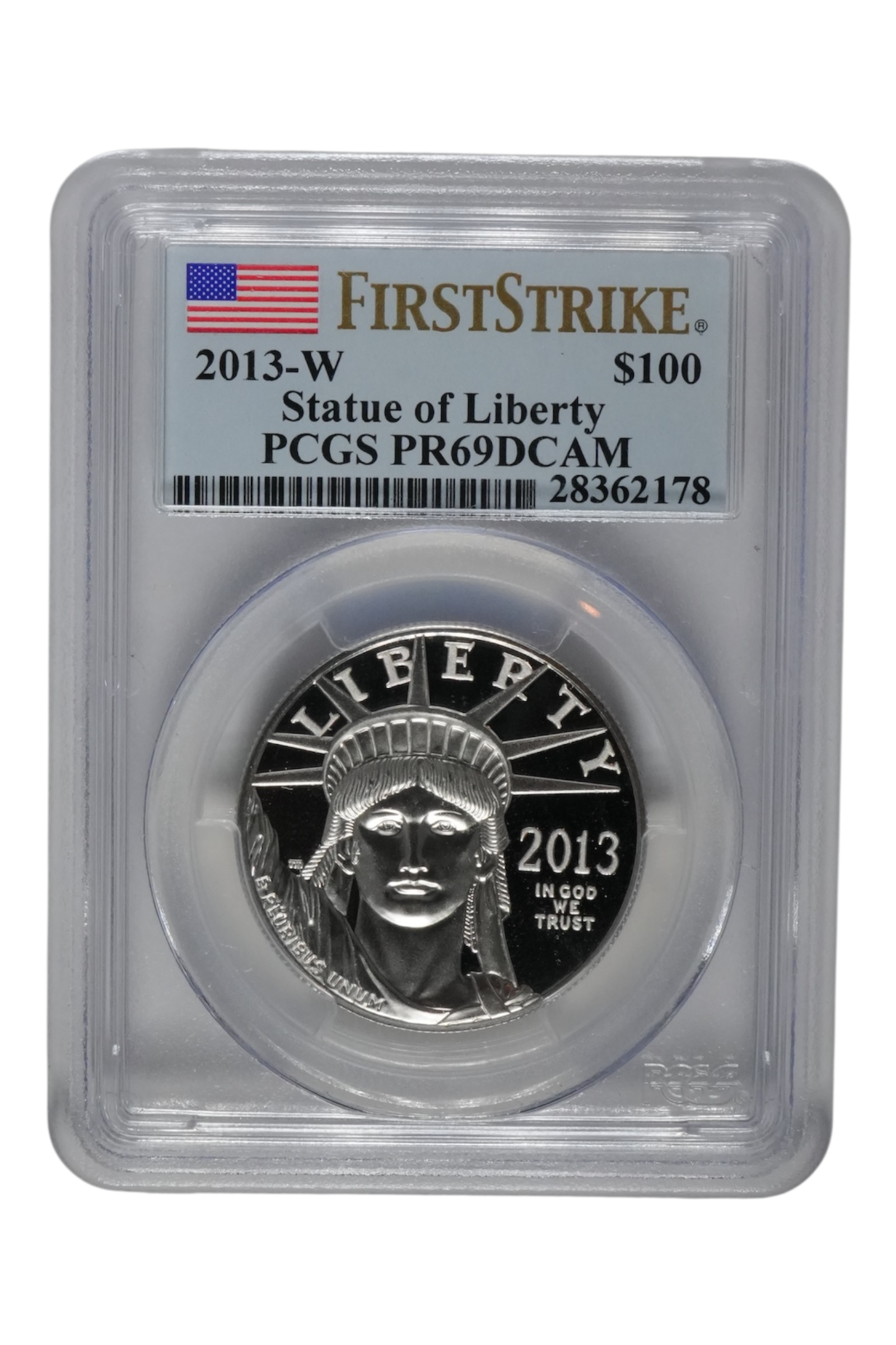 2013-W 1 oz American Platinum Eagle PCGS PR-69 DCAM FS