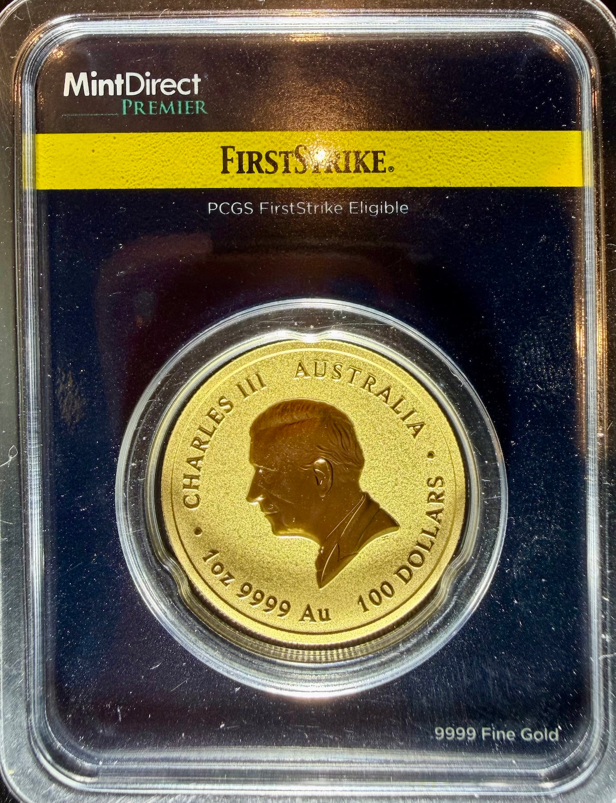 2025 1 oz Gold Australia Lunar Snake MD Premier BU