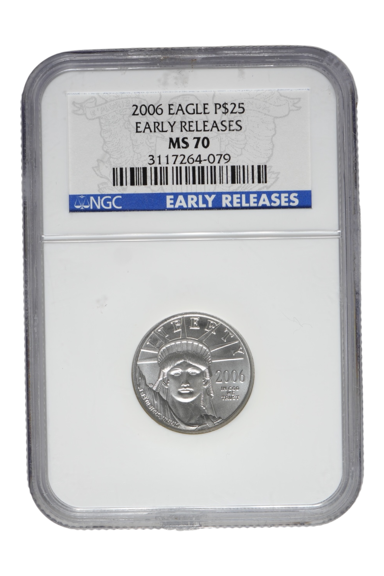 2006 0.25 oz American Platinum Eagle NGC MS 70 ER