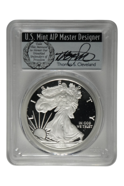 2018-W 1 oz American Silver Eagle PCGS PR-70 DCAM FDI