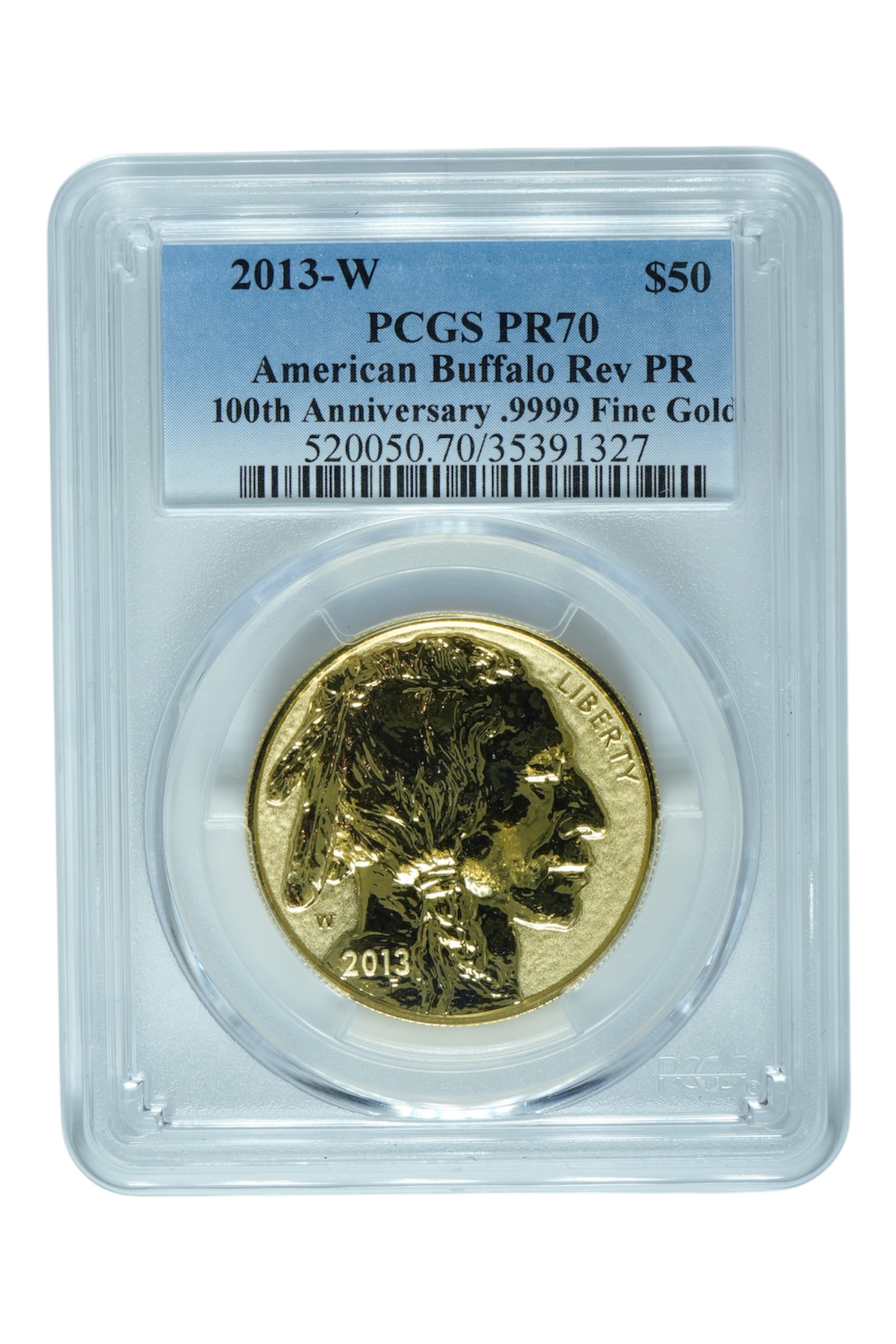 2013-W 1 oz American Gold Buffalo PCGS PF 70 Rev Proof