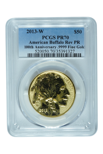 2013-W 1 oz American Gold Buffalo PCGS PF 70 Rev Proof