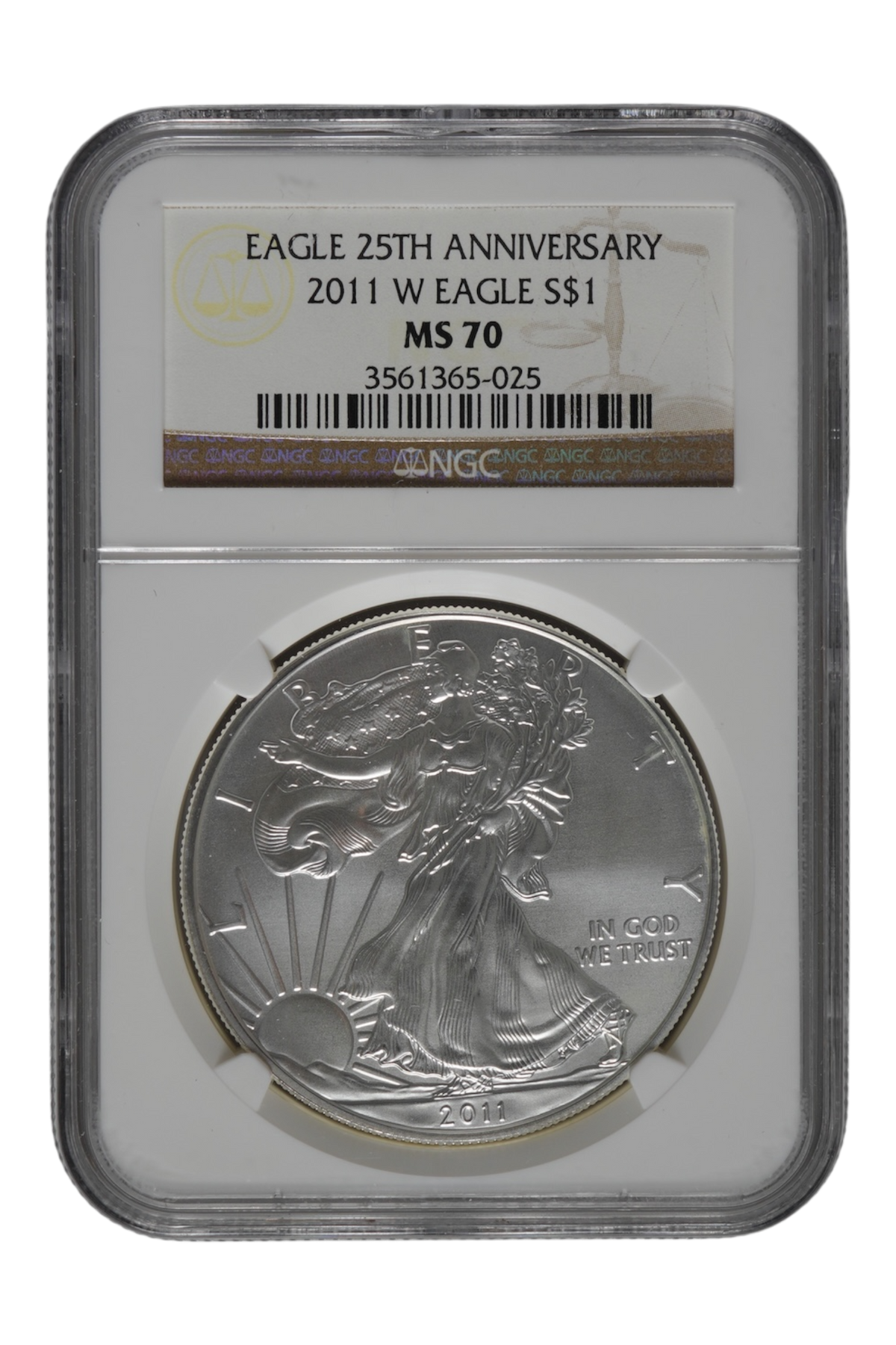 2011-W 1 oz American Silver Eagle NGC MS 70