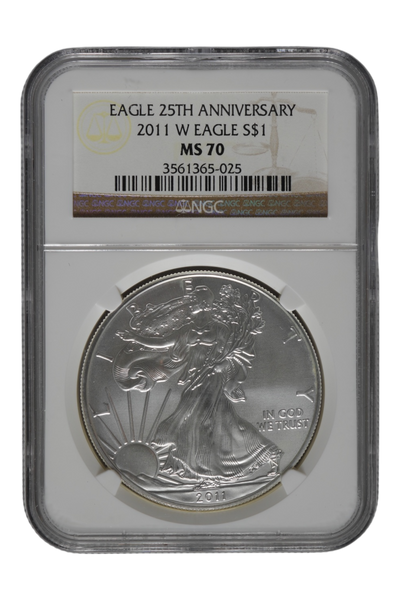 2011-W 1 oz American Silver Eagle NGC MS 70
