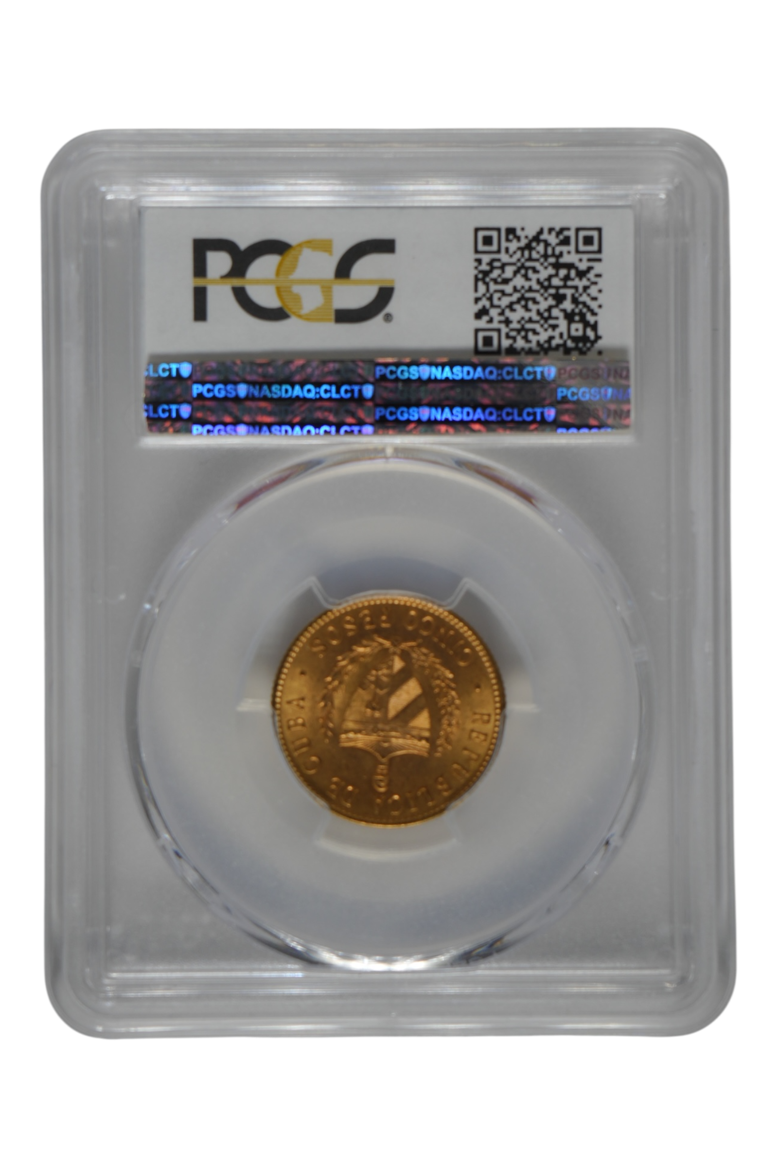 1916 Cuba 5 Pesos Gold PCGS MS 64