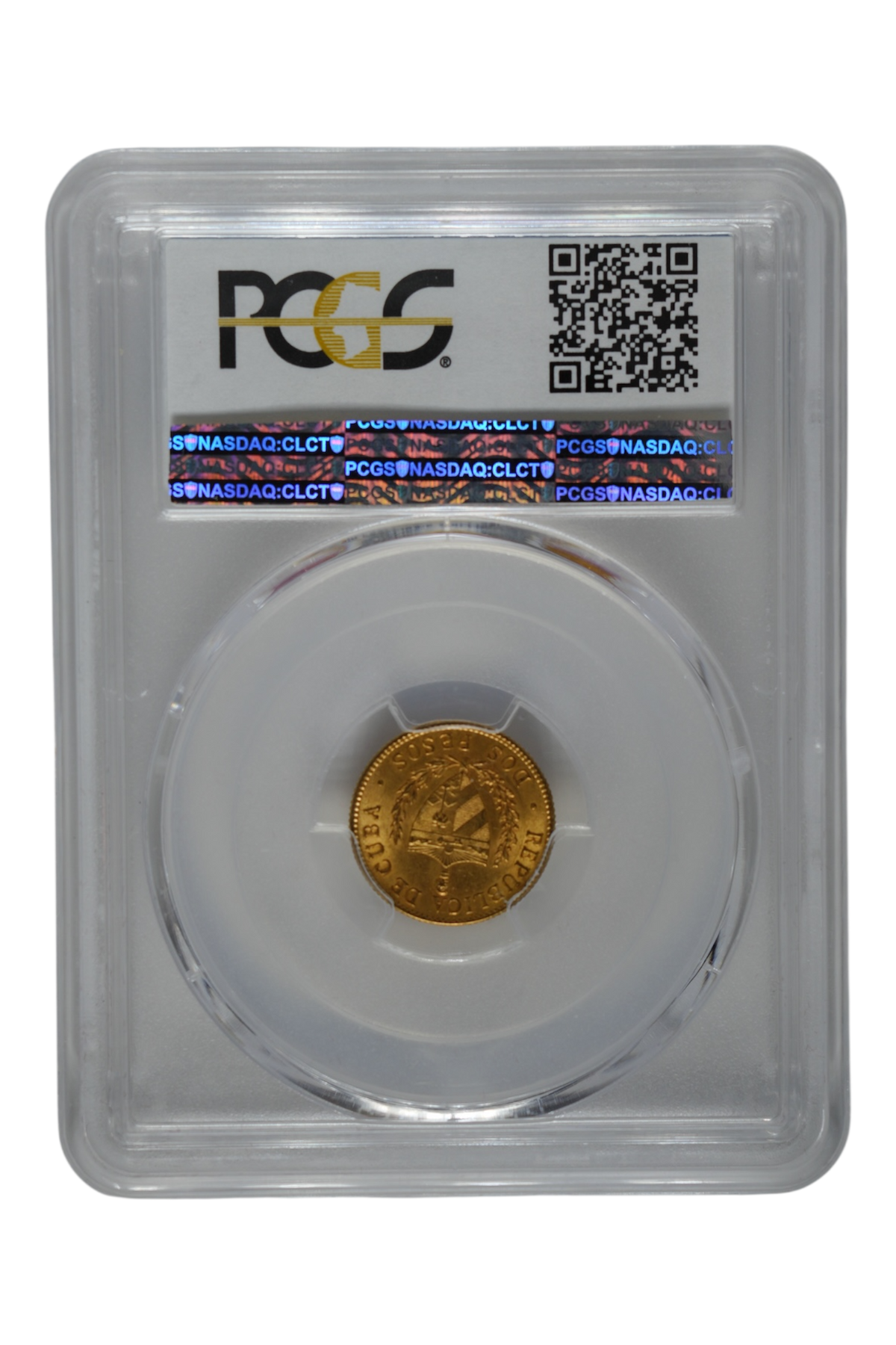 Cuba 1916 Gold 2 Pesos KM-17 PCGS MS-63