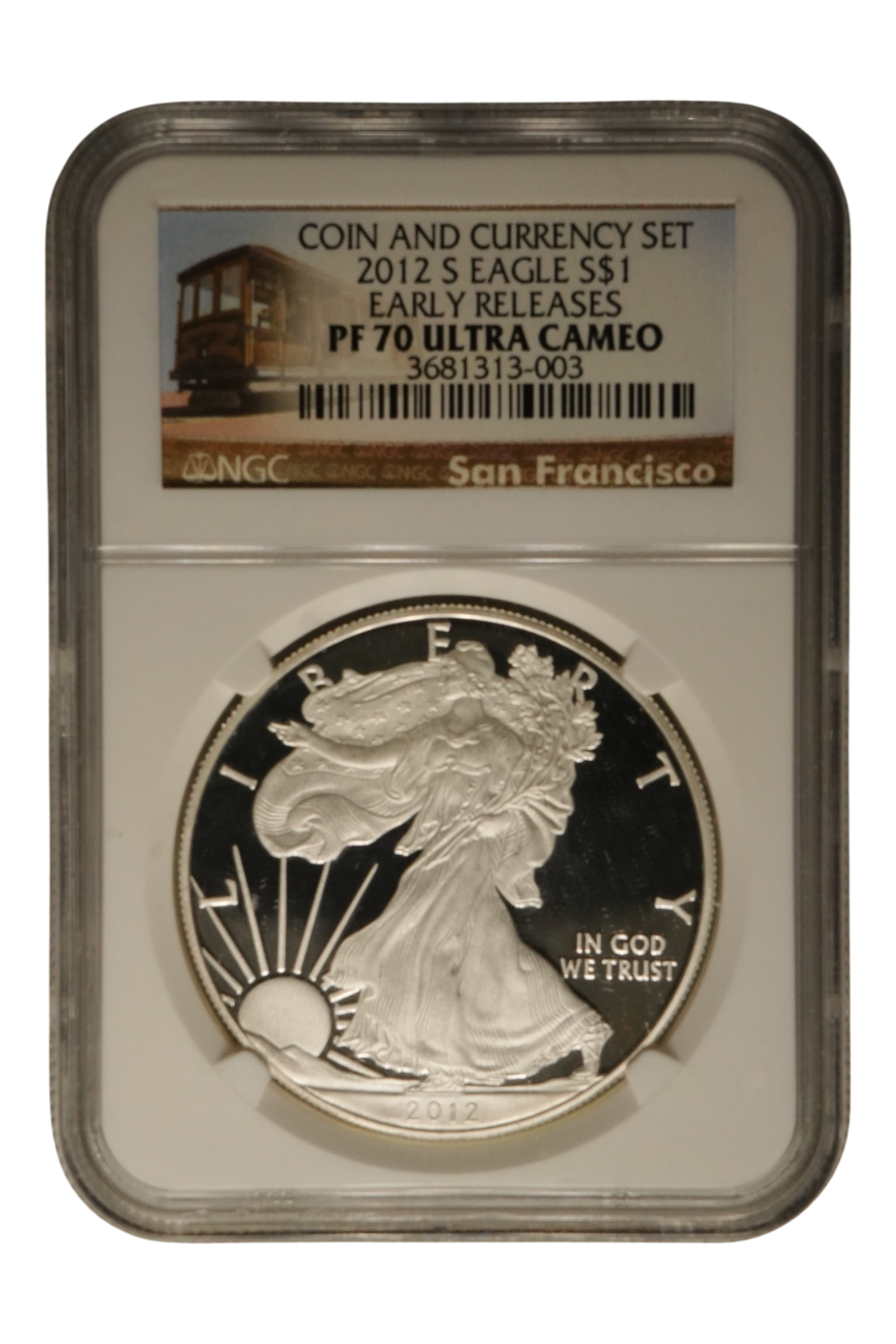2012-S 1 oz American Silver Eagle NGC PF 70 UCAM