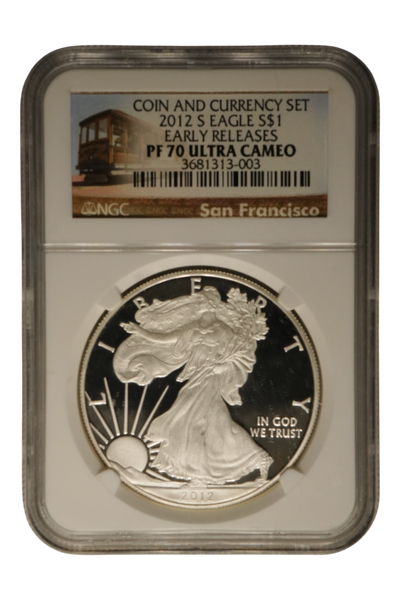 2012-S 1 oz American Silver Eagle NGC PF 70 UCAM