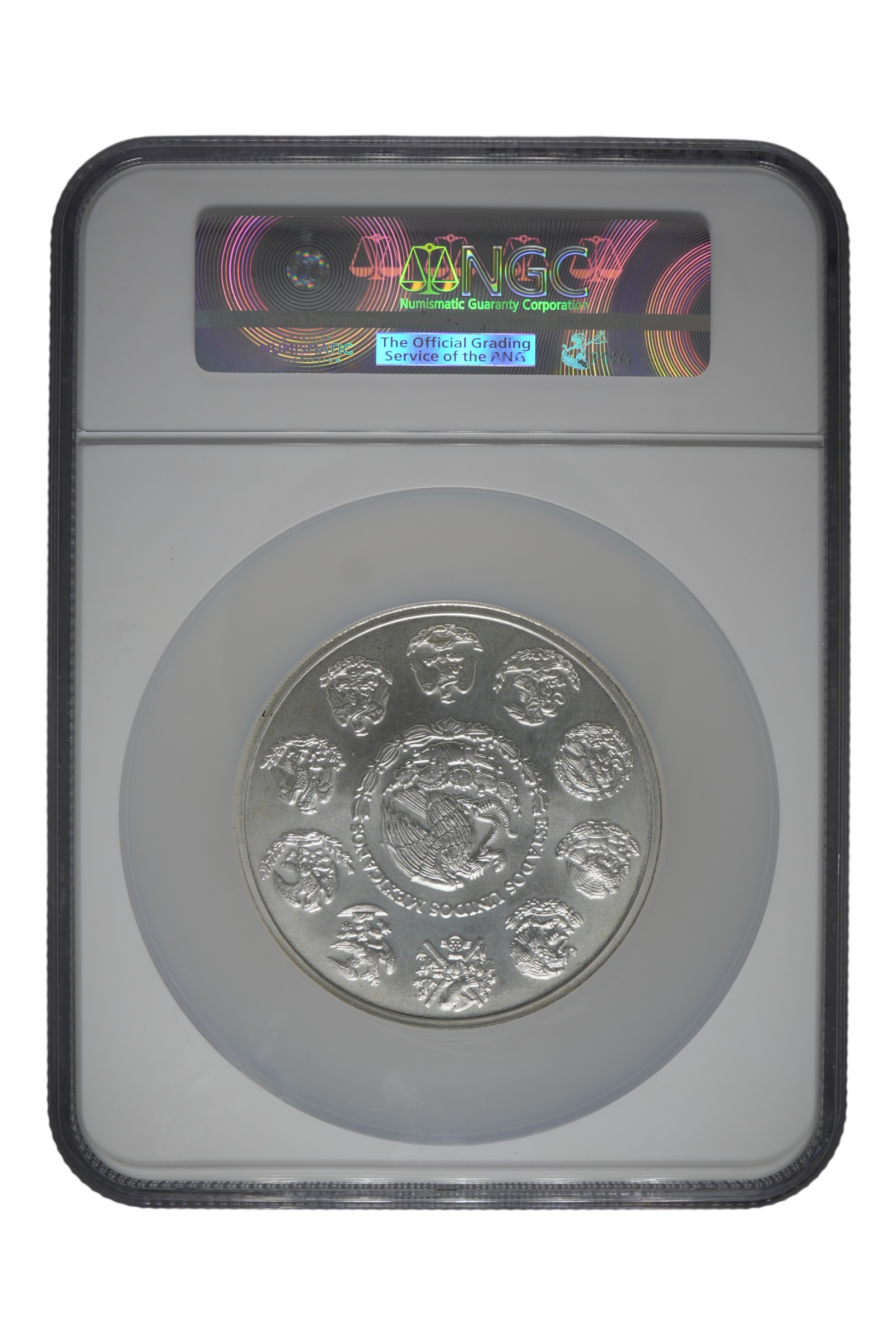 2009-Mo 5 oz Silver Mexico Libertad NGC MS 66