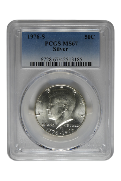 1976-S Kennedy Half Silver PCGS MS67
