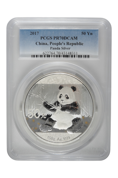 2017 4.81 oz Chinese Silver Panda PCGS PF 70 DCAM