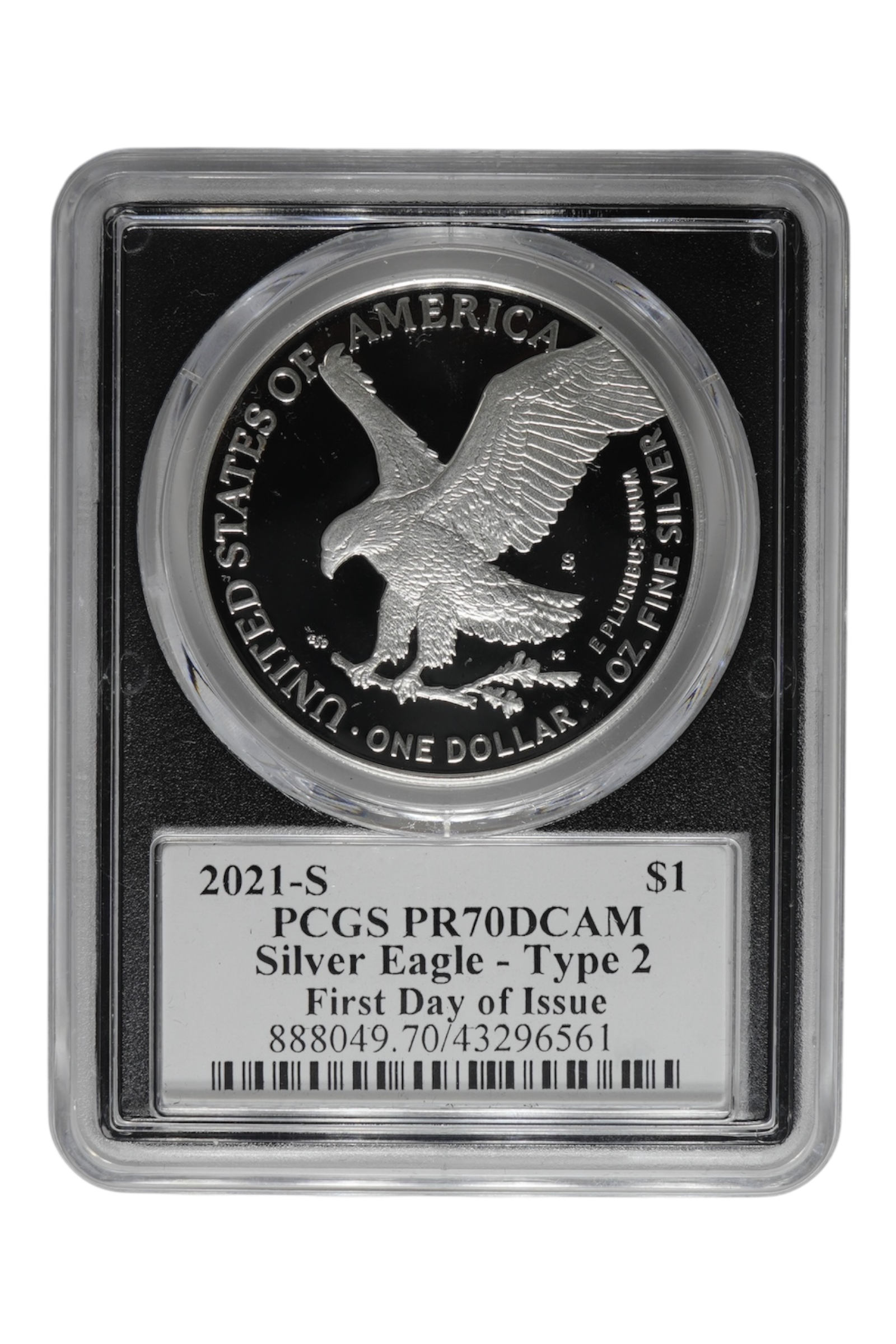 2021-S ASE Type 2 FDI PCGS PR70DCAM
