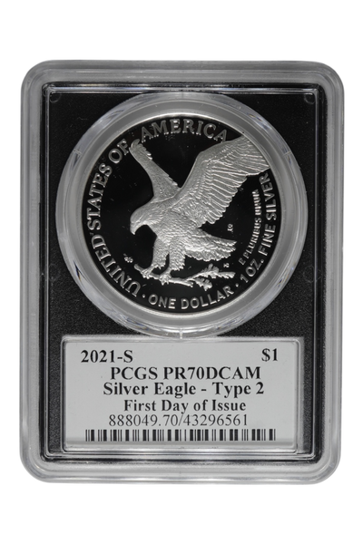2021-S ASE Type 2 FDI PCGS PR70DCAM