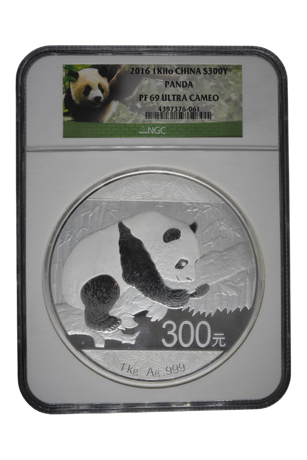 2016 1 kg China Silver Panda NGC PF 69 UC