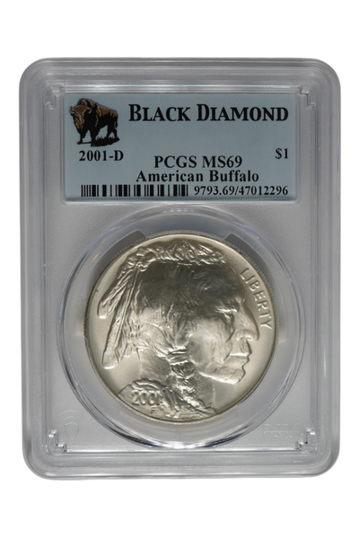 2001-D American Buffalo $1 PCGS MS69 (Black Diamond)