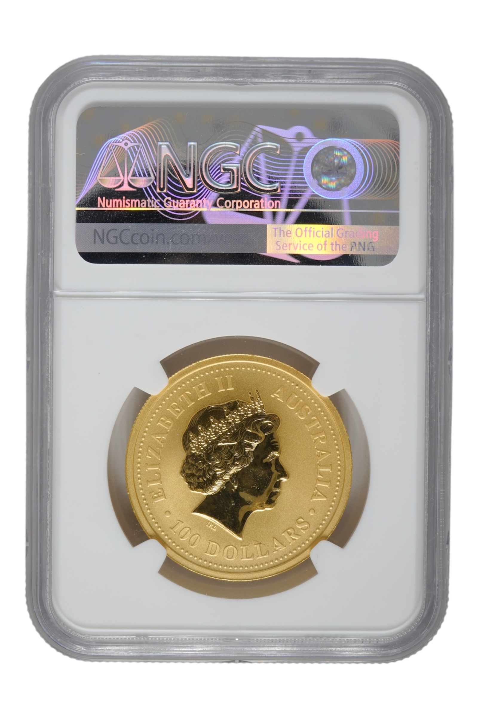 2000 1 oz Gold Australia Lunar Dragon NGC MS 68