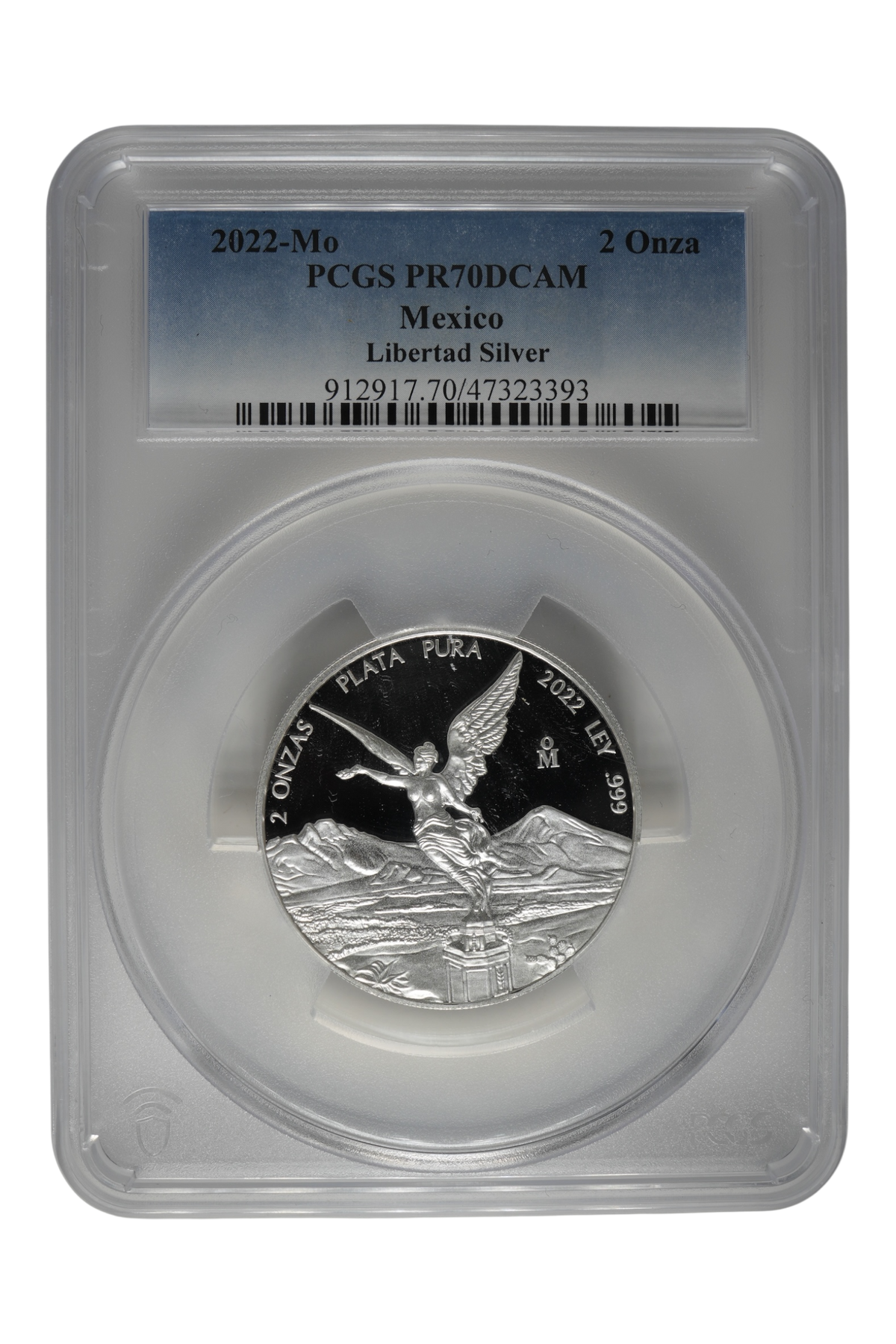 2022 2 oz Mexico Silver Libertad PCGS PR 70 DCAM