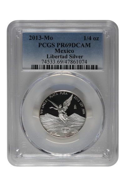 2013 1/4 oz Mexico Silver Libertad PCGS PR 70 DCAM