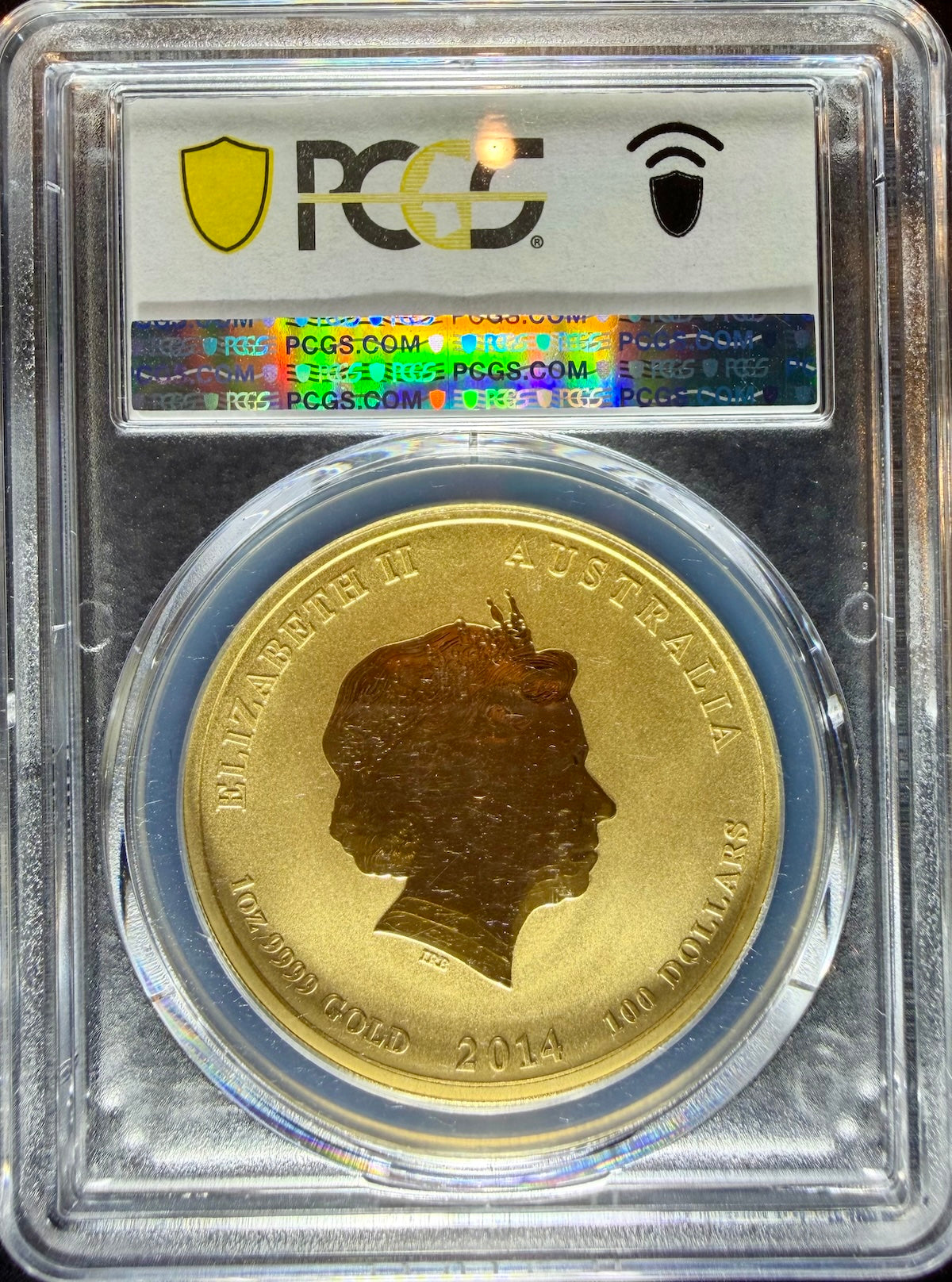 2014 1 oz Gold Australia Lunar Horse PCGS MS-69