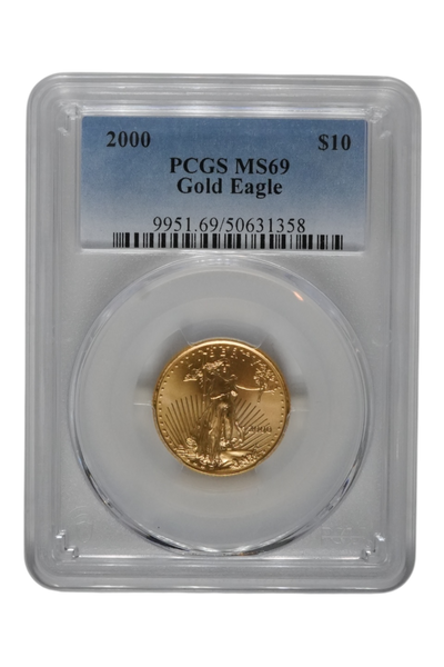 2000 1/4 oz American Gold Eagle PCGS MS-69
