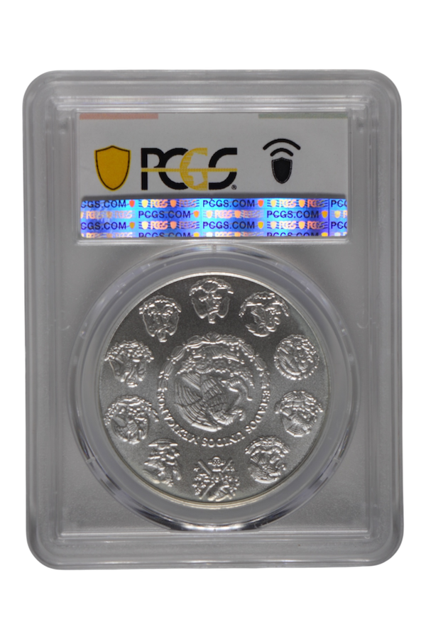 2024-Mo 1 oz Silver Mexico Libertad PCGS MS 70