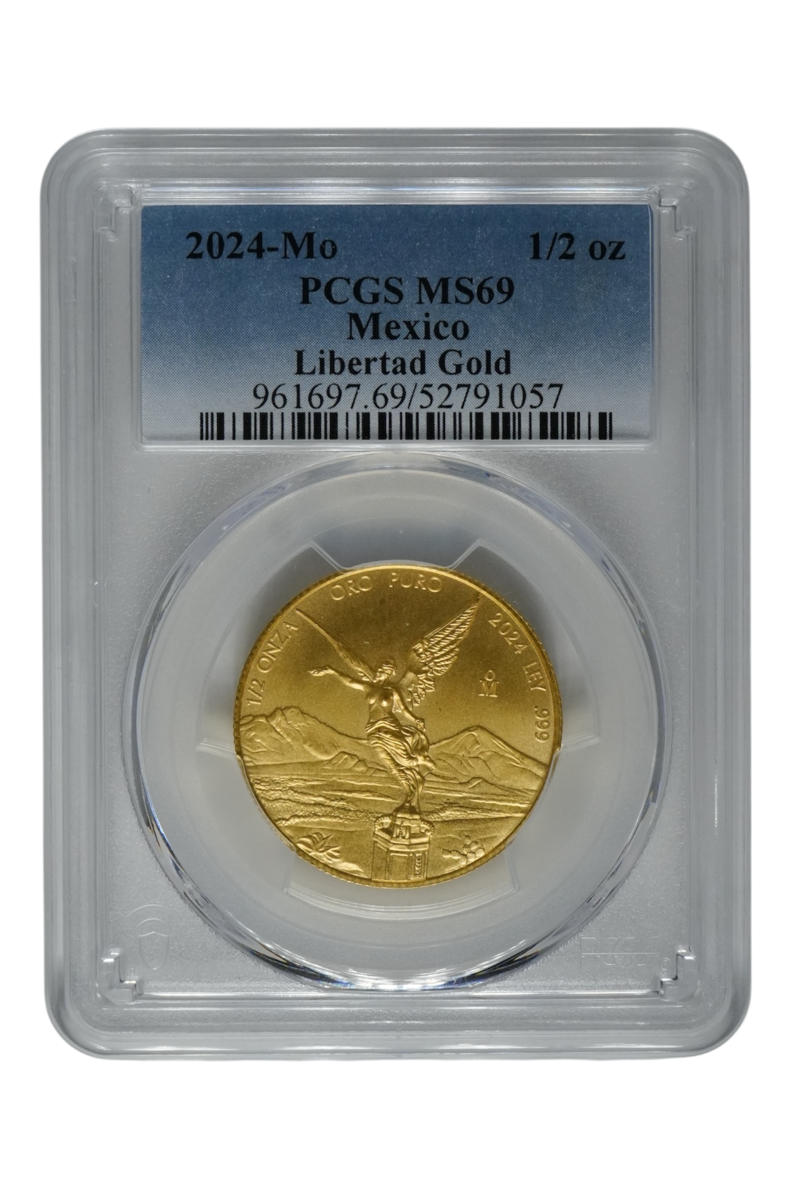 2024-Mo 1/2 oz Gold Mexico Libertad PCGS MS-69