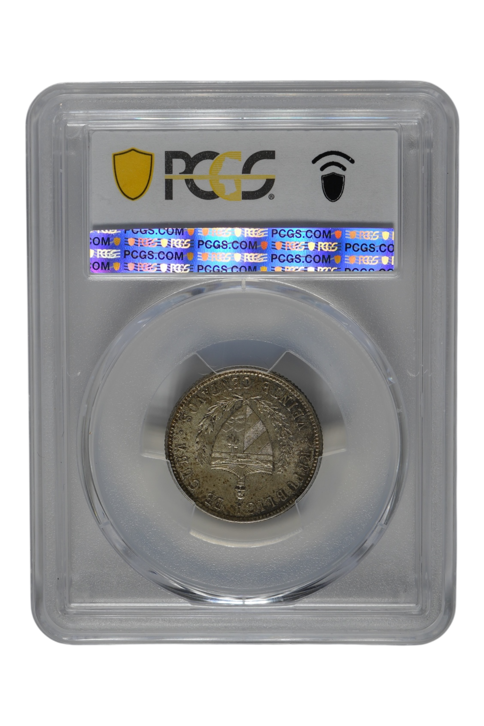 1949 0.1449 oz Silver Cuba 20 Centavos PCGS MS-65