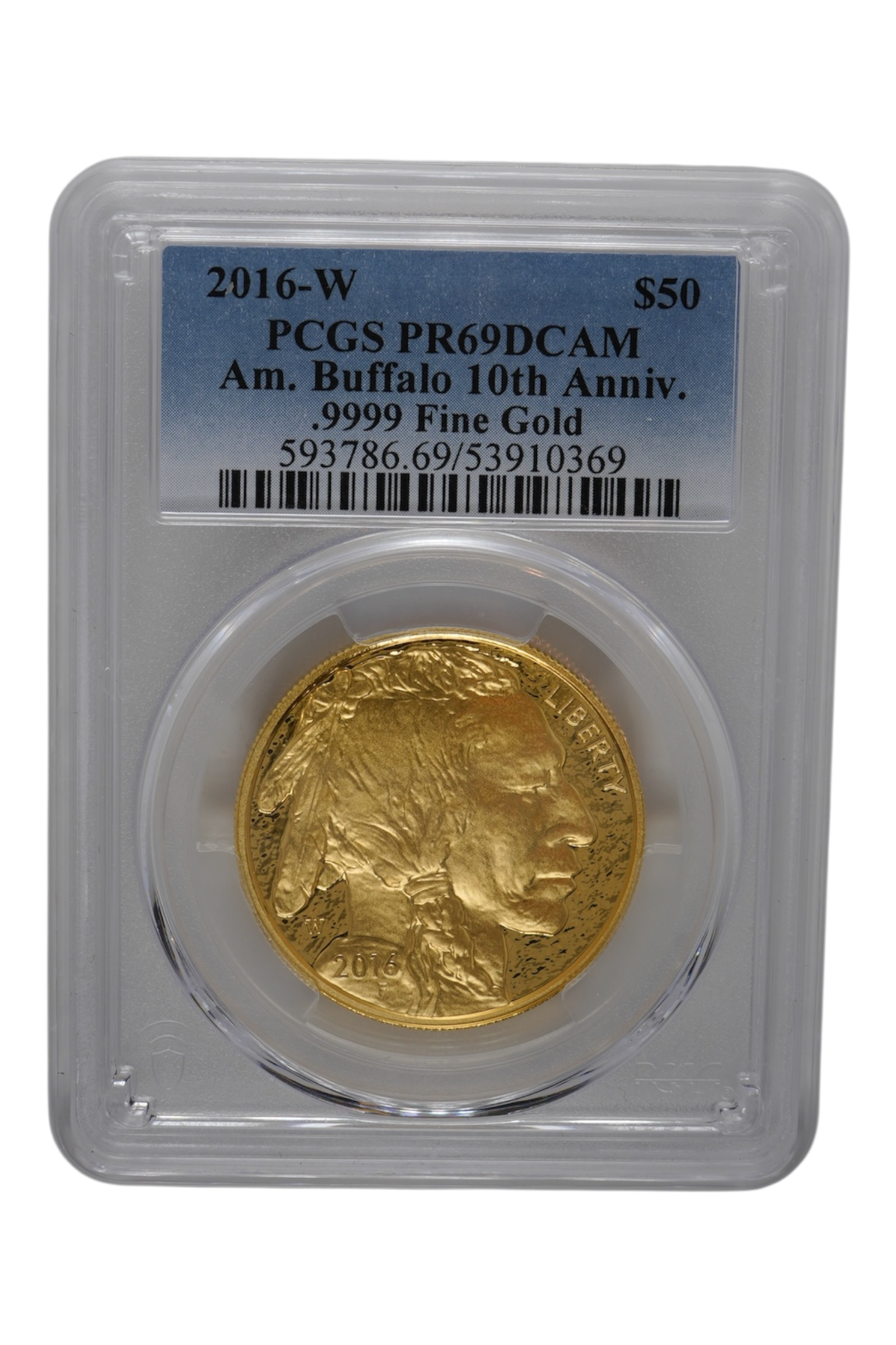 2016-W 1 oz Gold American Buffalo PCGS PR 69 DCAM