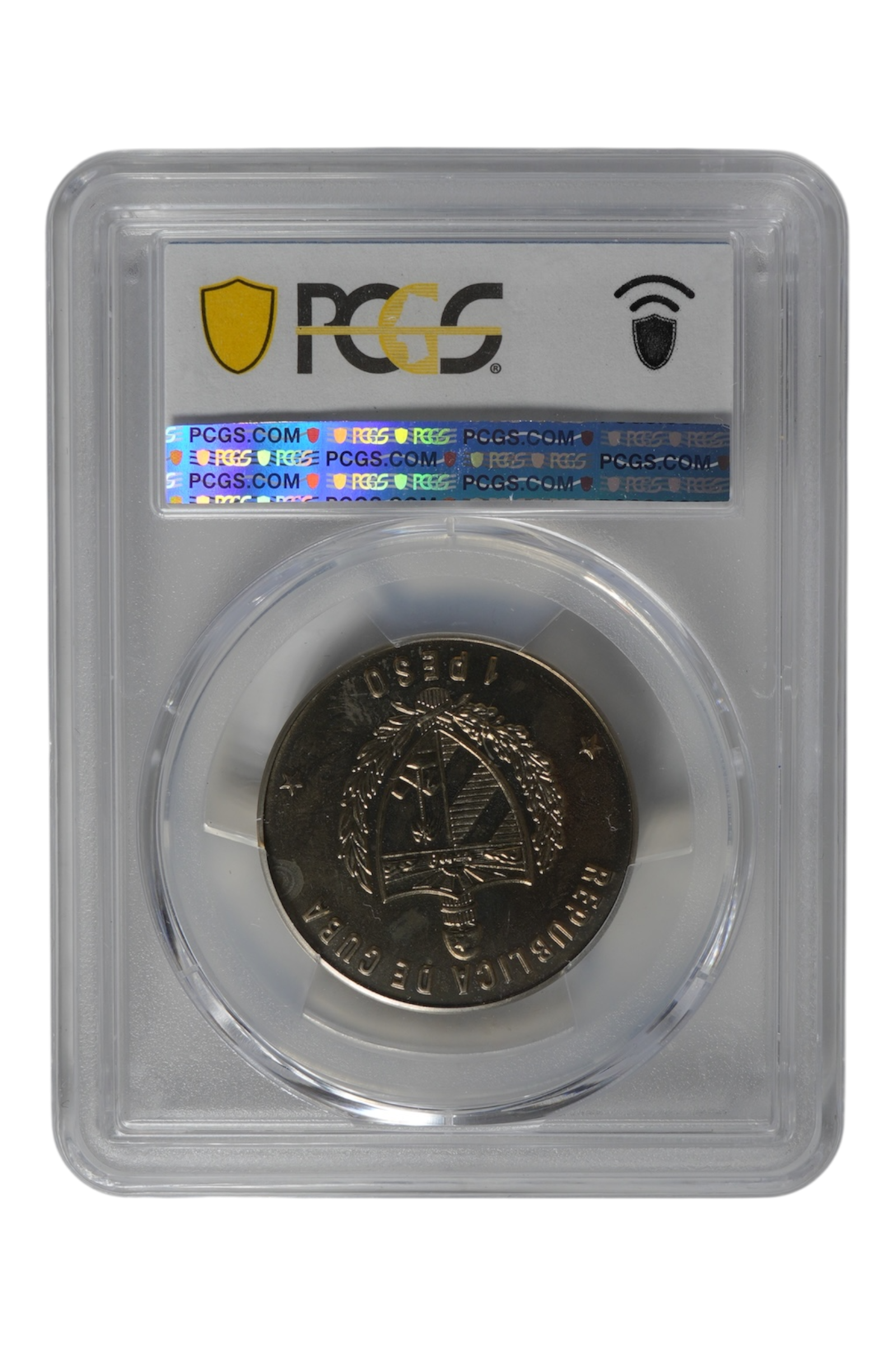 1988 Cuba Peso Commemorative PCGS MS-66