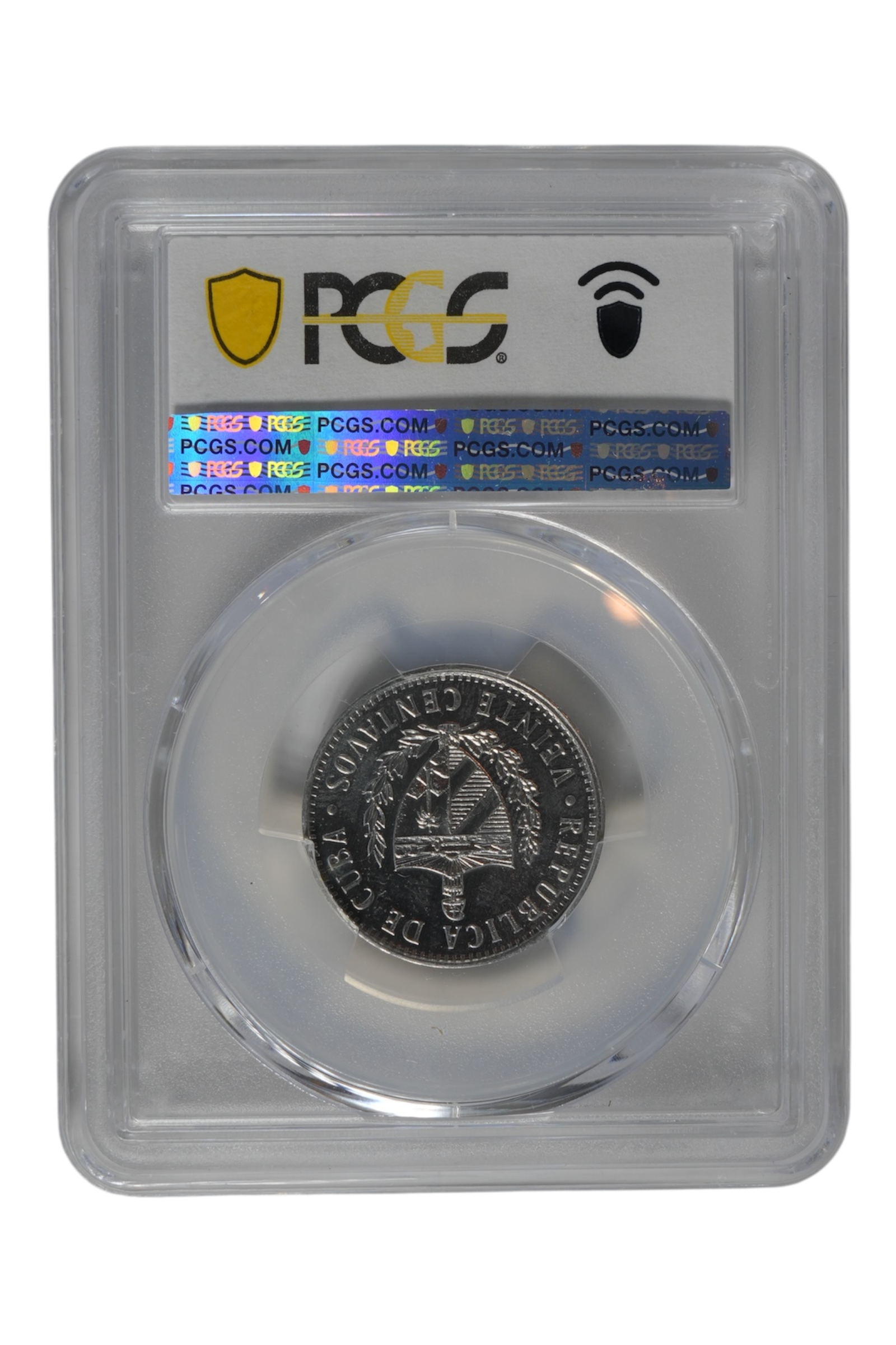 ND Cuba 20 Centavos PCGS MS-65