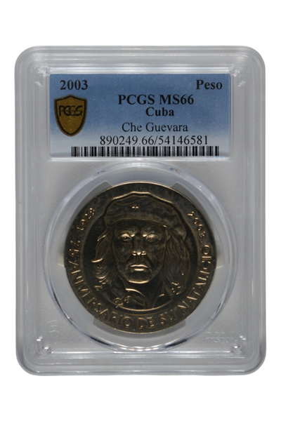 2003 Cuba Peso Che Guevara 75th Anniversary PCGS MS 66