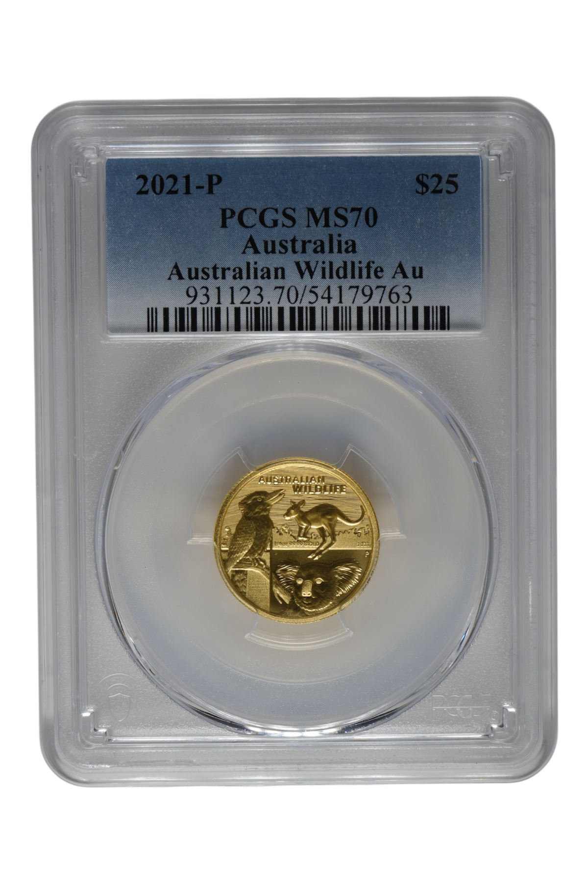 2021 1/4 oz Gold Australian Wildlife PCGS MS 70