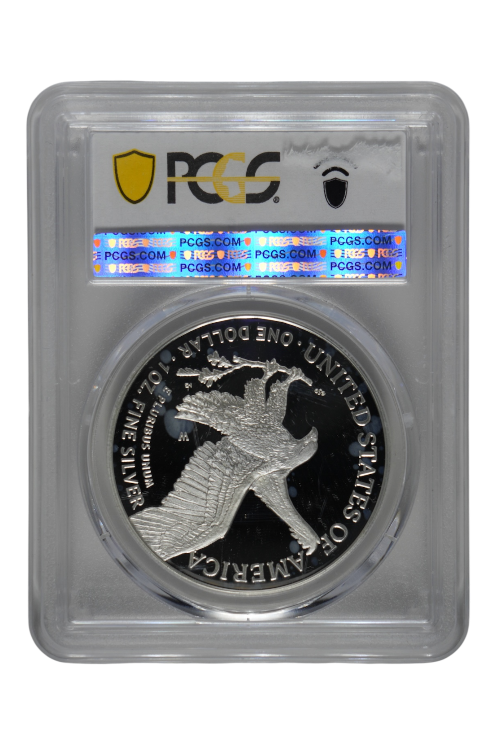 2025-W 1 oz Silver Eagle Laser Privy PCGS PR 70 DCAM