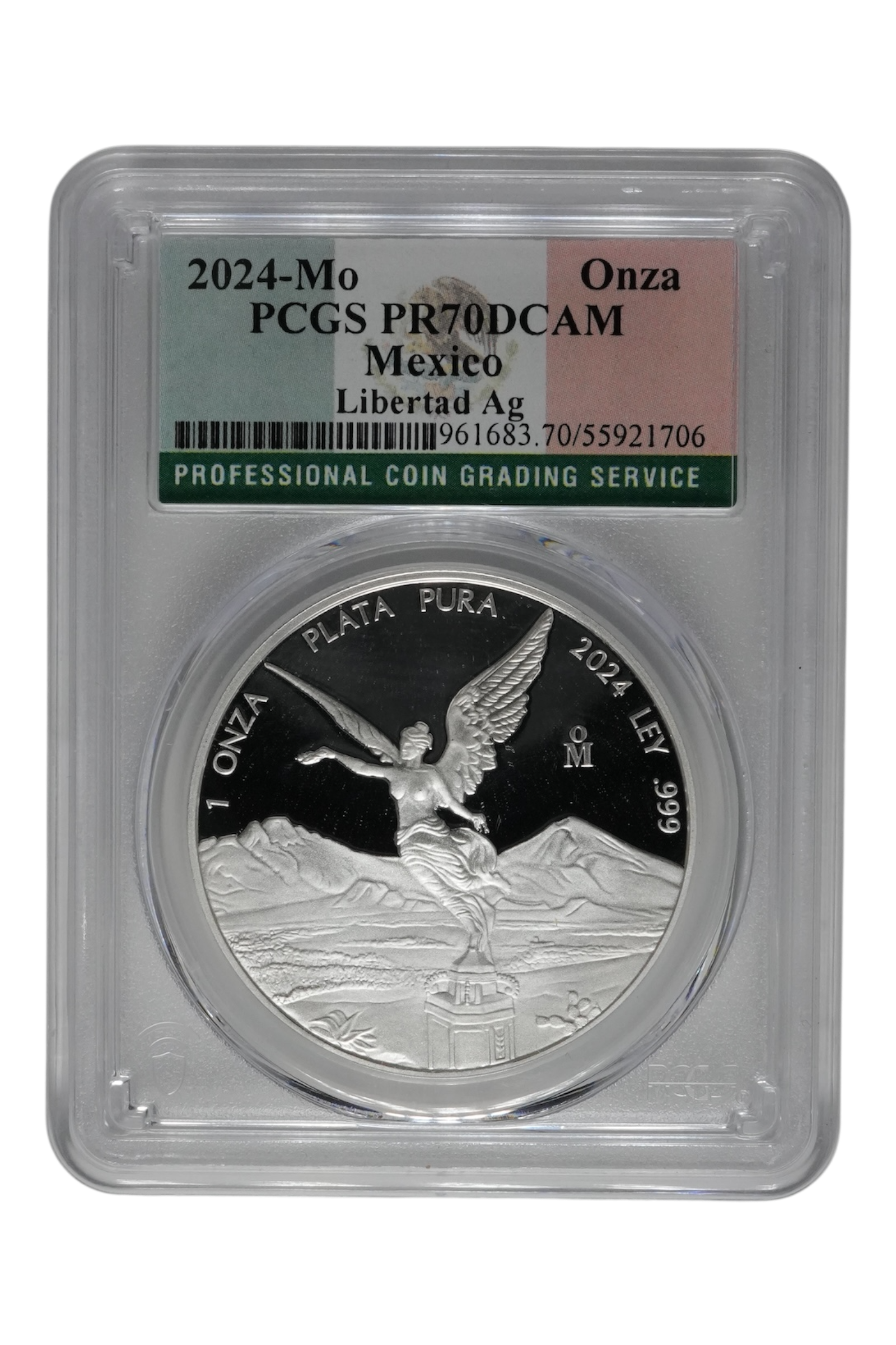 2024 1 oz Silver Mexico Libertad PCGS PR-70 DCAM